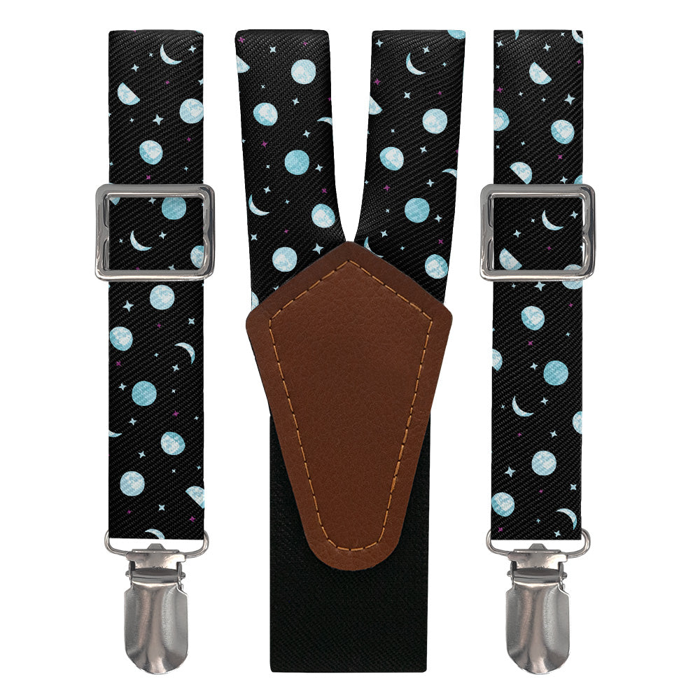 Mini Moons Space Suspenders - Main View - Knotty Tie Co.