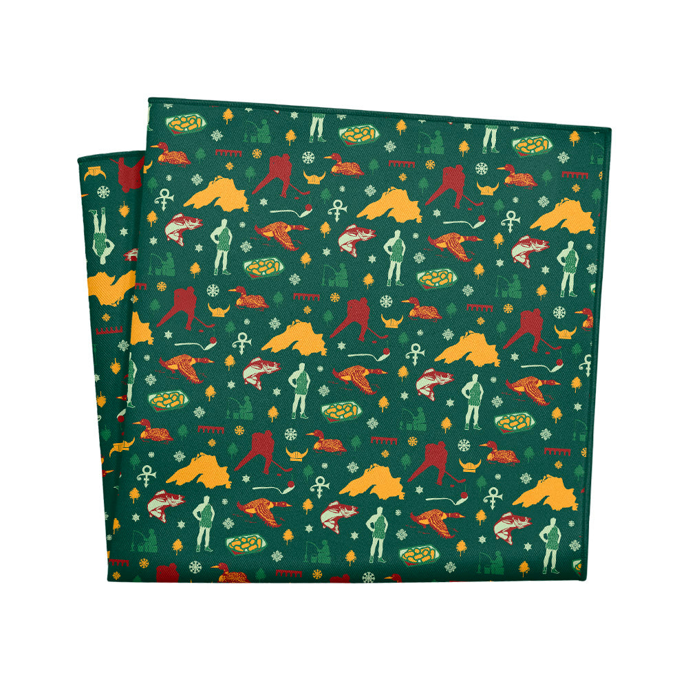 Minnesota State Heritage Pocket Square - 12" Square - Knotty Tie Co.