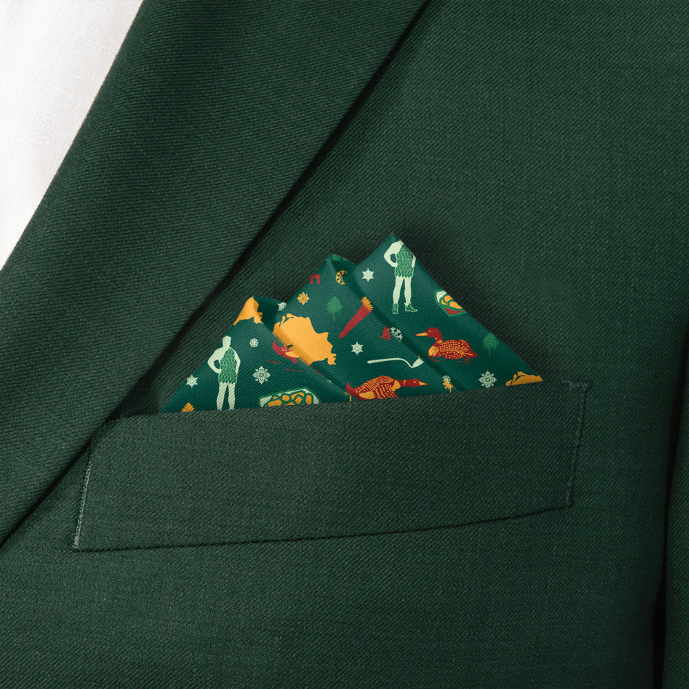 Minnesota State Heritage Pocket Square - Stairs Fold - Knotty Tie Co.