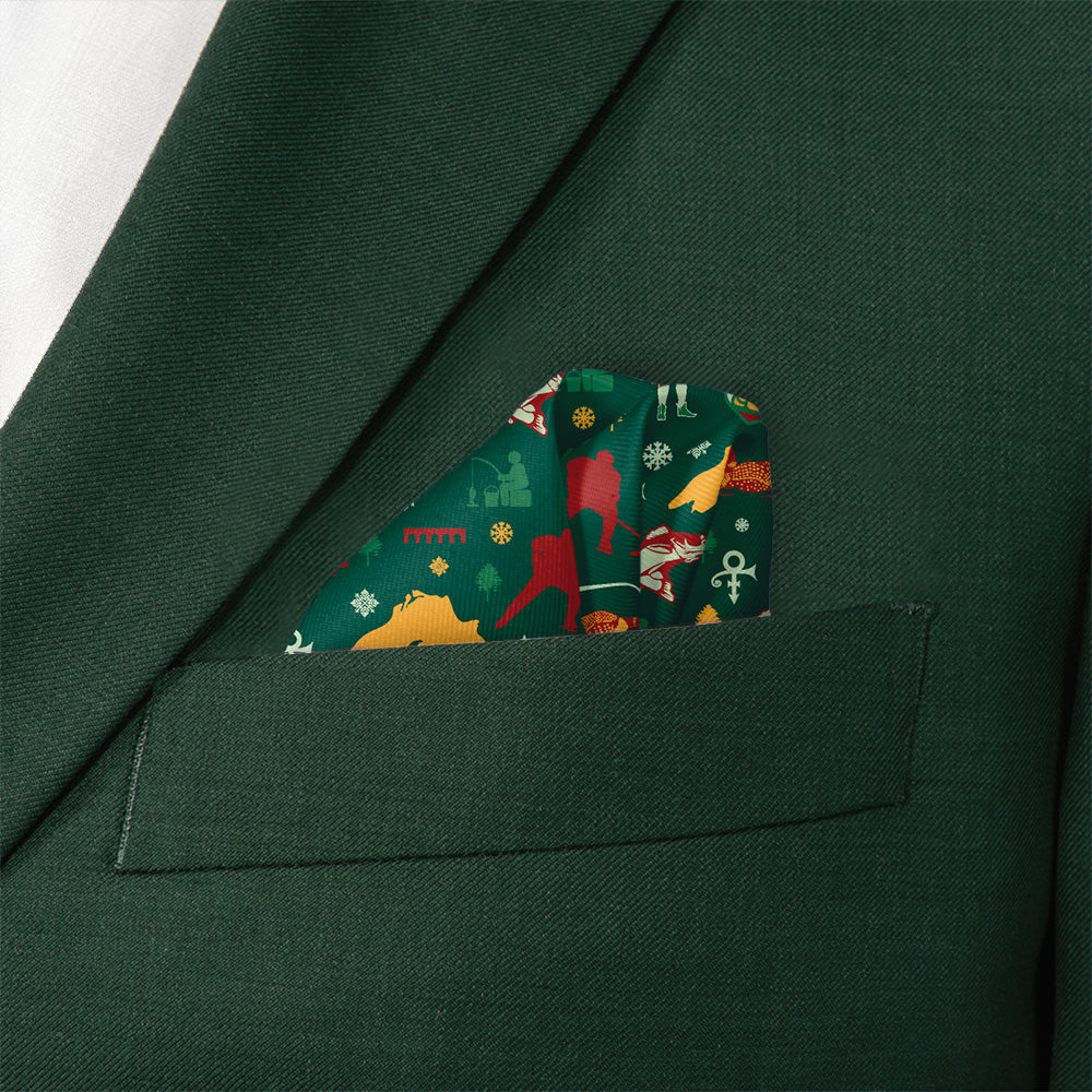 Minnesota State Heritage Pocket Square - Wave Fold - Knotty Tie Co.