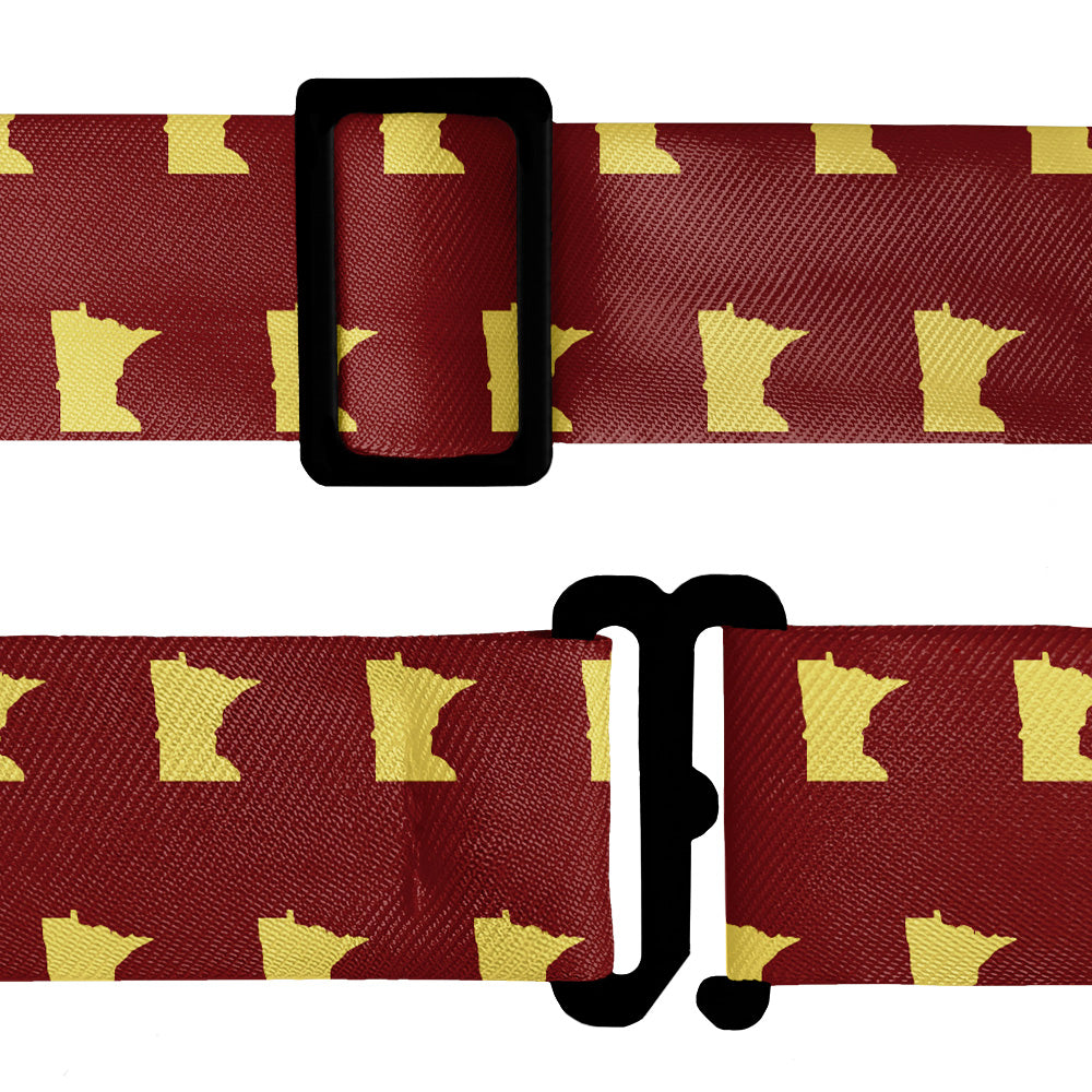 Minnesota State Outline Bow Tie - Bow Tie Hardware - Knotty Tie Co.