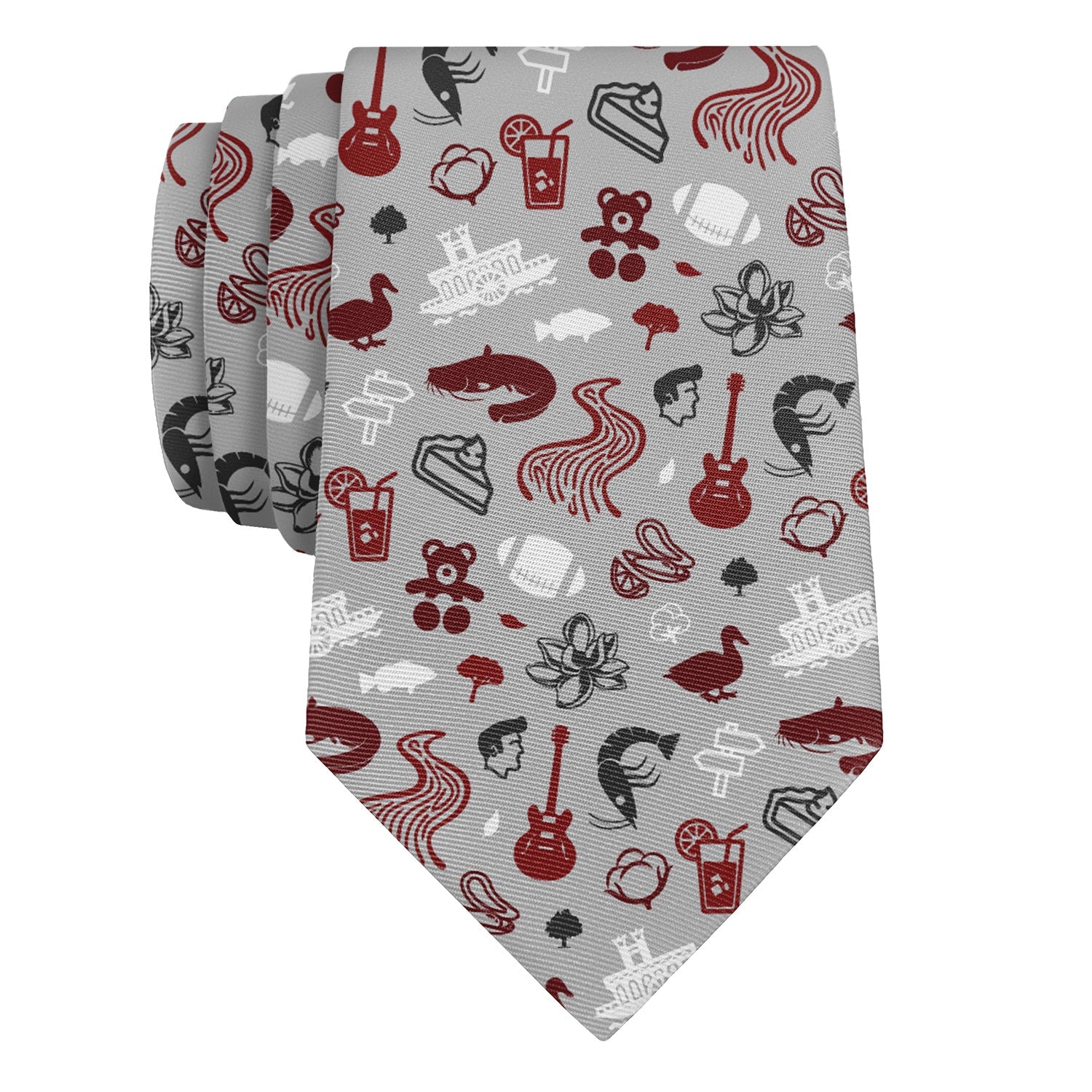 Mississippi State Heritage Necktie - Rolled - Knotty Tie Co.