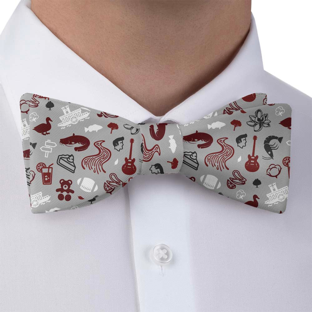Mississippi State Heritage Bow Tie - Self Tie Bow Tie - Knotty Tie Co.