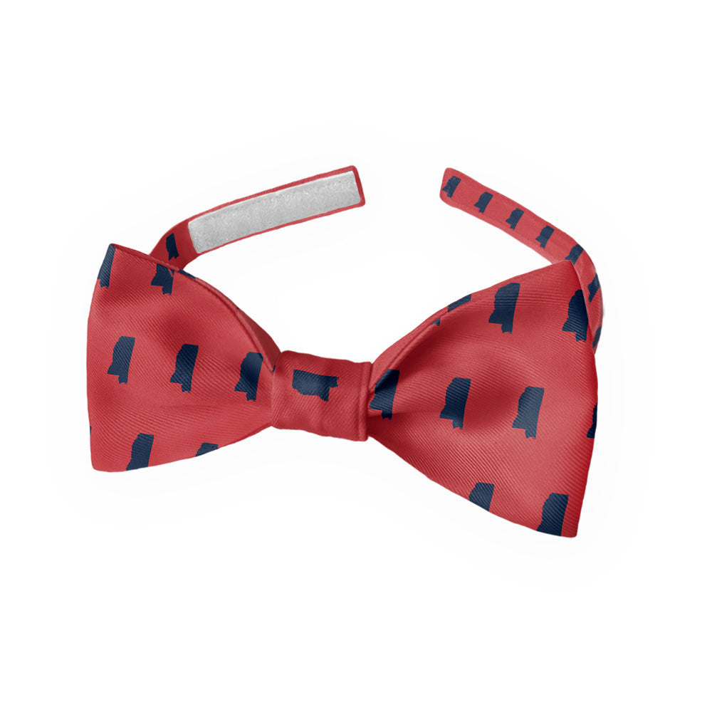 Mississippi State Outline Bow Tie - Kids Pre-Tied 9.5-12.5" -  - Knotty Tie Co.