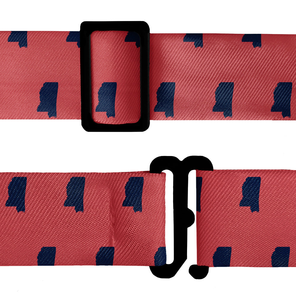 Mississippi State Outline Bow Tie - Bow Tie Hardware - Knotty Tie Co.