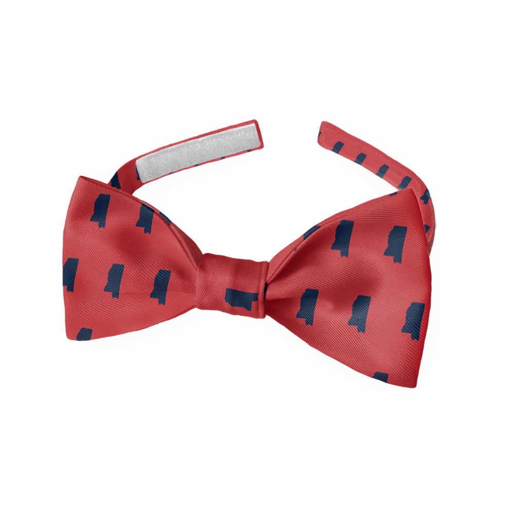 Mississippi State Outline Bow Tie - Kids Bow TIe - Knotty Tie Co.