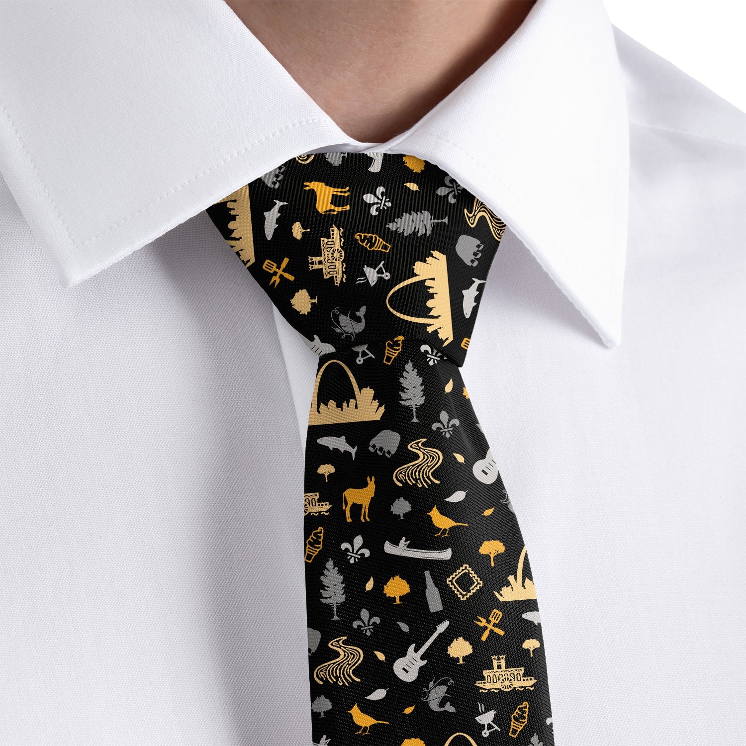 Missouri State Heritage Necktie - Dress Shirt - Knotty Tie Co.