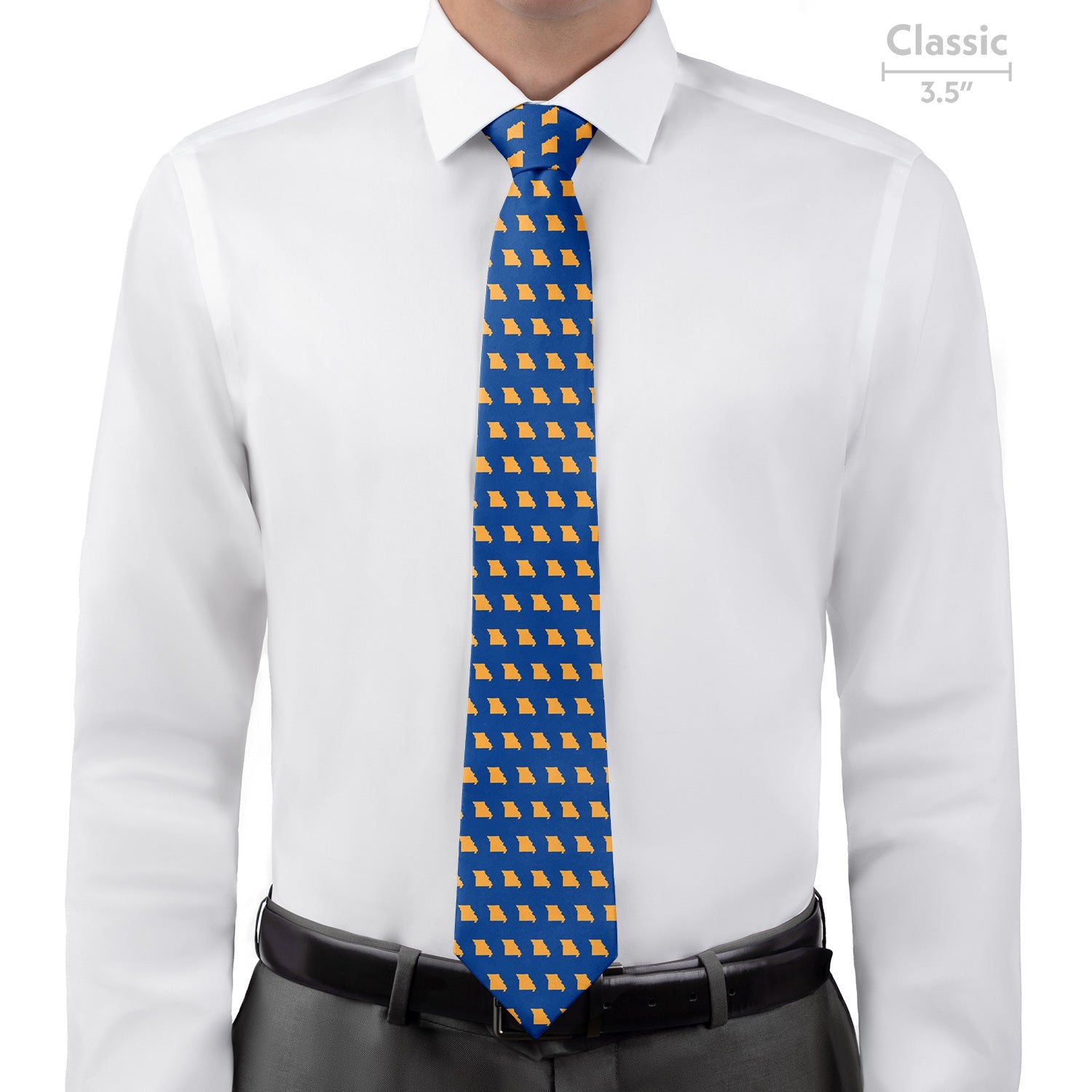 Missouri State Outline Necktie - Classic - Knotty Tie Co.