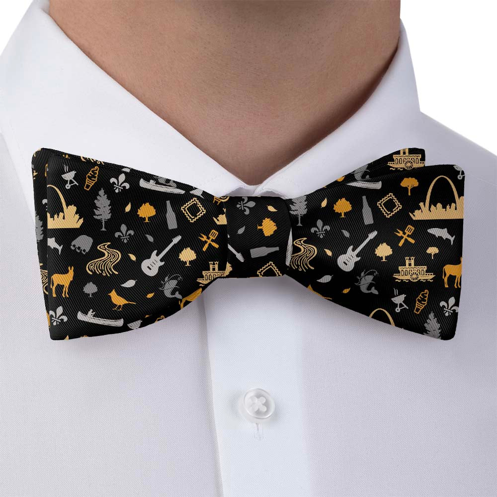 Missouri State Heritage Bow Tie - Bow Tie with Dress Shirt - Knotty Tie Co.