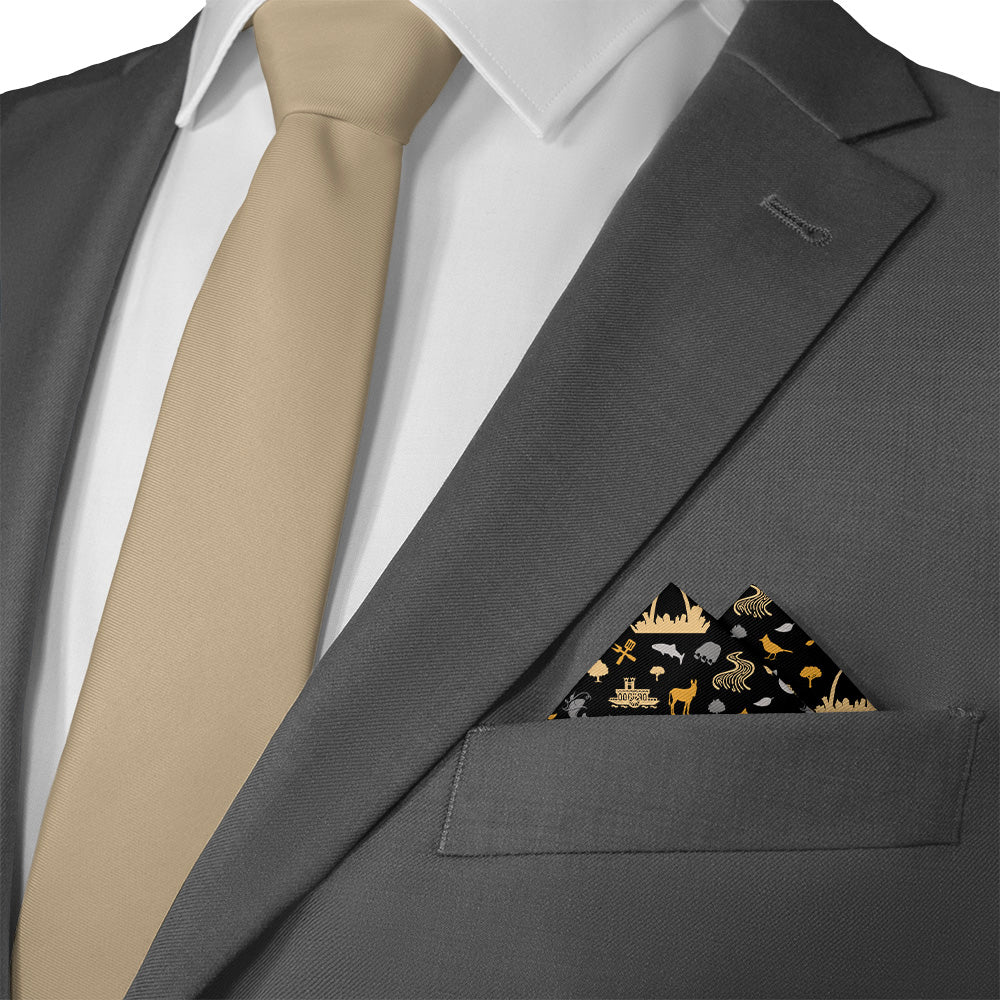 Missouri State Heritage Pocket Square - Matching Necktie- Knotty Tie Co.