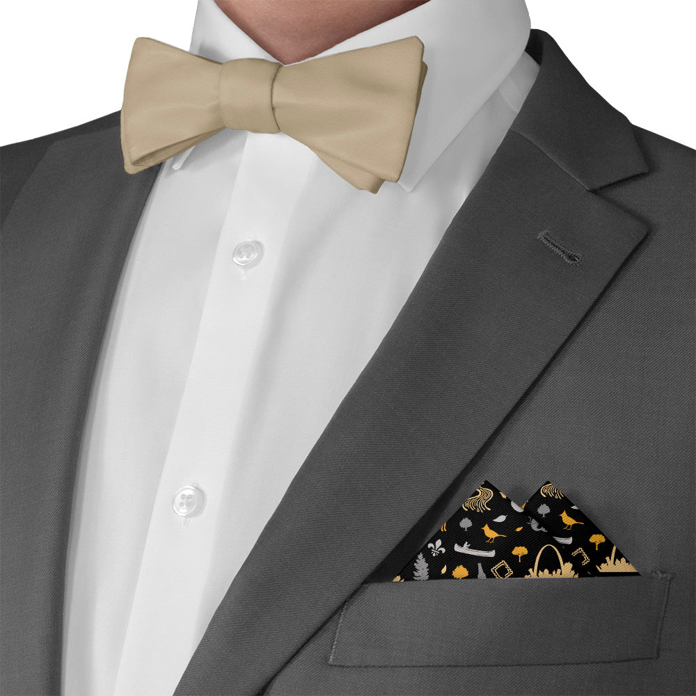 Missouri State Heritage Pocket Square - Matching Bow Tie - Knotty Tie Co.