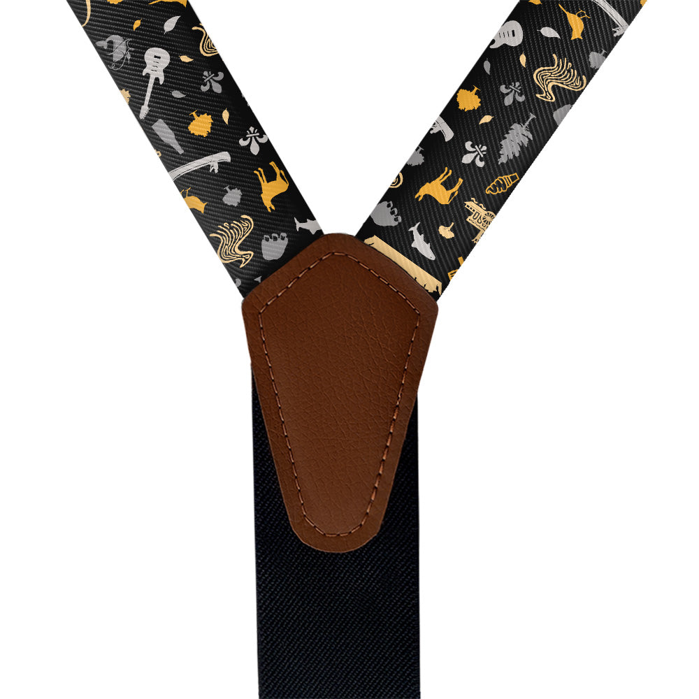 Missouri State Heritage Suspenders - Vegan Leather Y-Back - Knotty Tie Co.