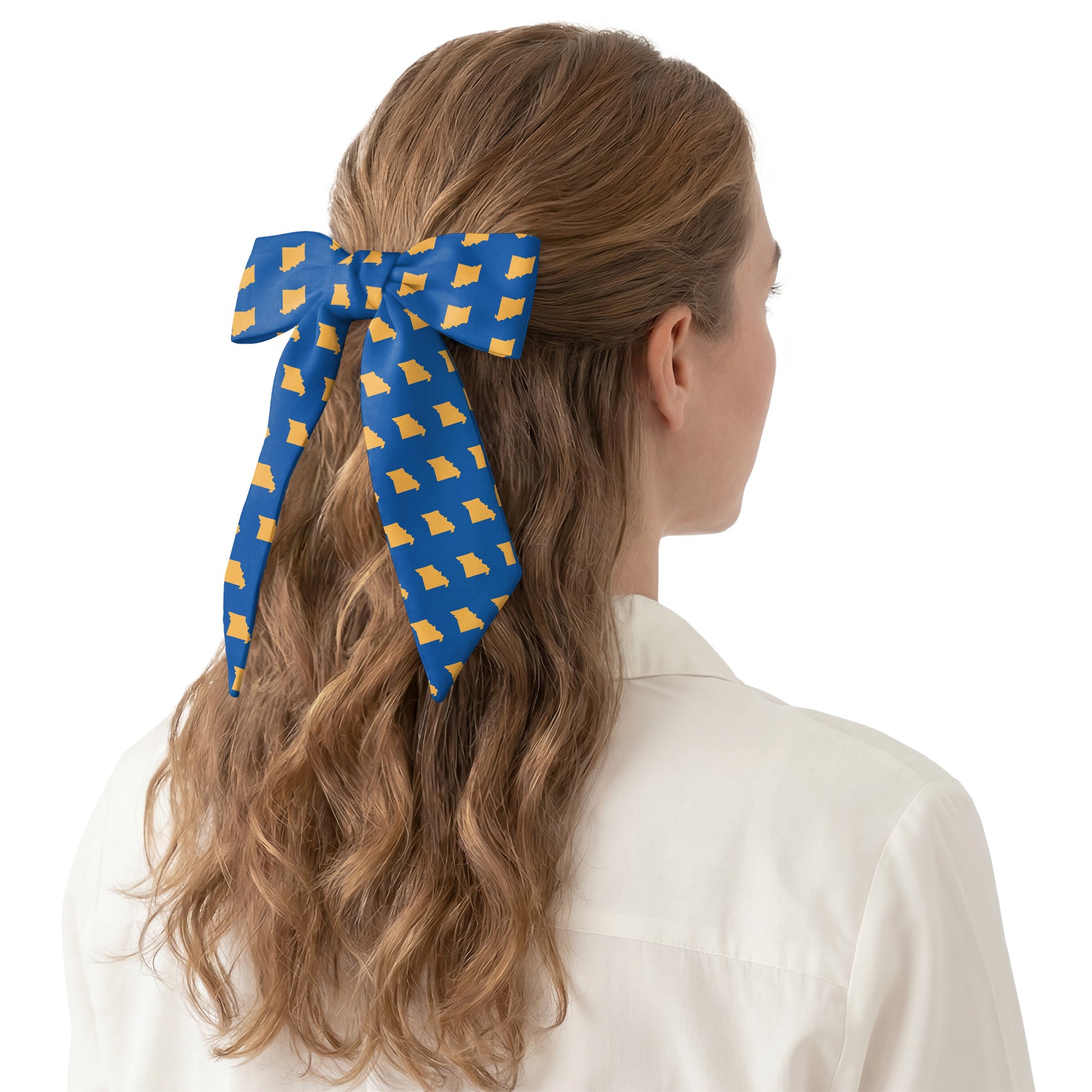 Missouri State Outline Hair Scarf - Hair Scarf - Knotty Tie Co.