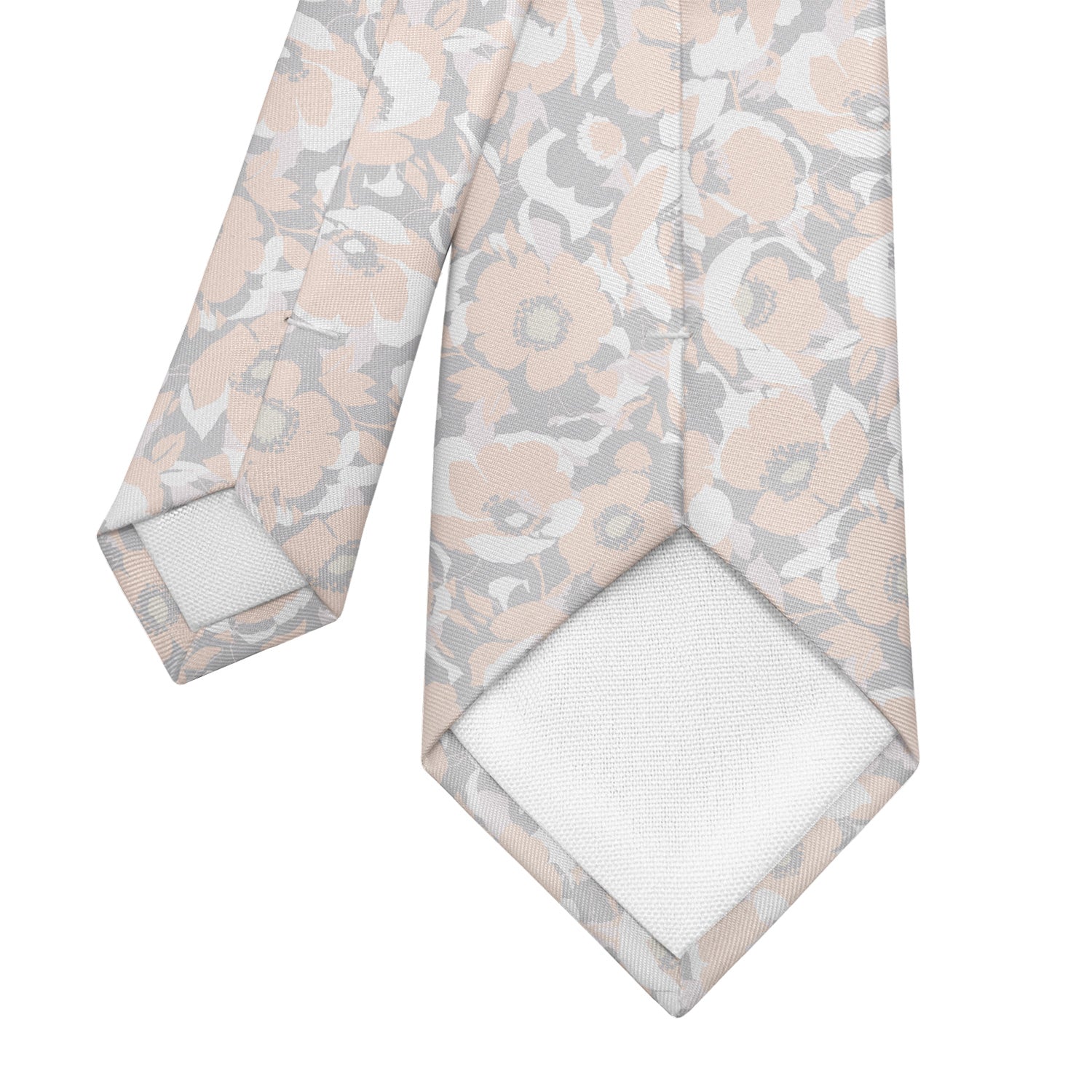 Mod Floral Necktie - Tipping - Knotty Tie Co.