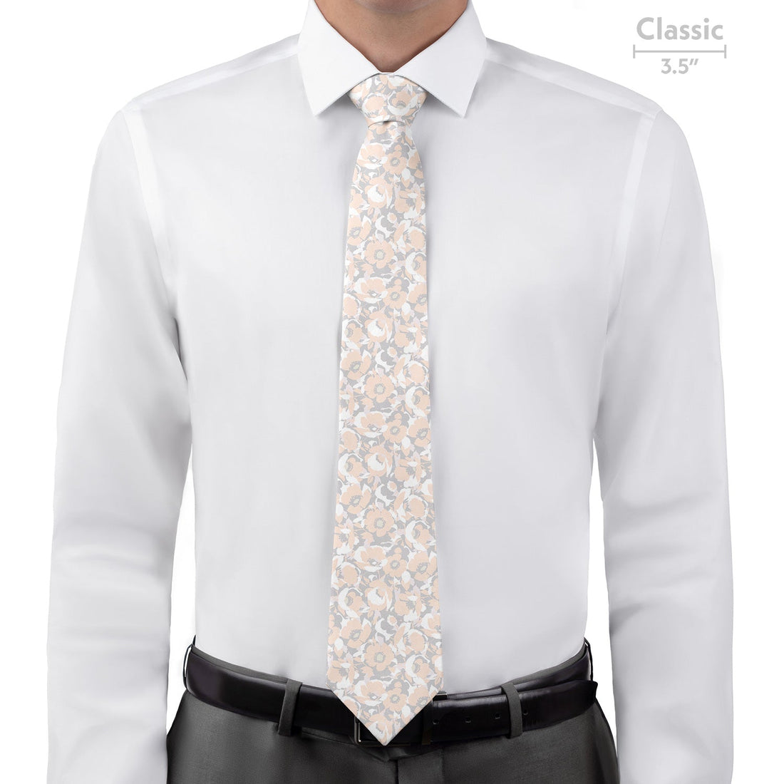 Mod Floral Necktie - Classic - Knotty Tie Co.