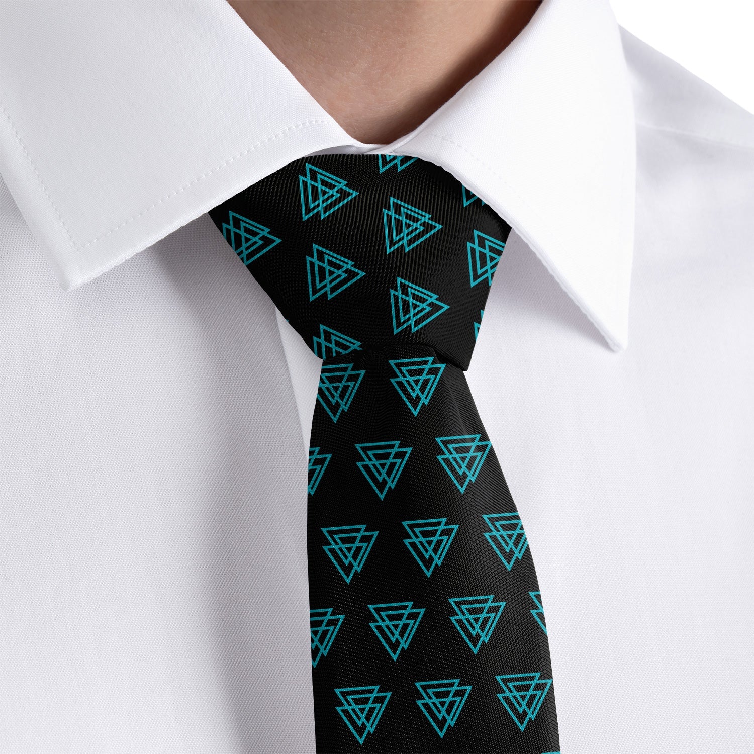 Mod Triangles Necktie - Dress Shirt - Knotty Tie Co.