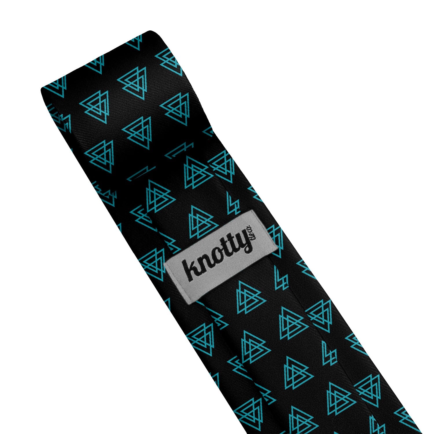 Mod Triangles Necktie - Tag - Knotty Tie Co.