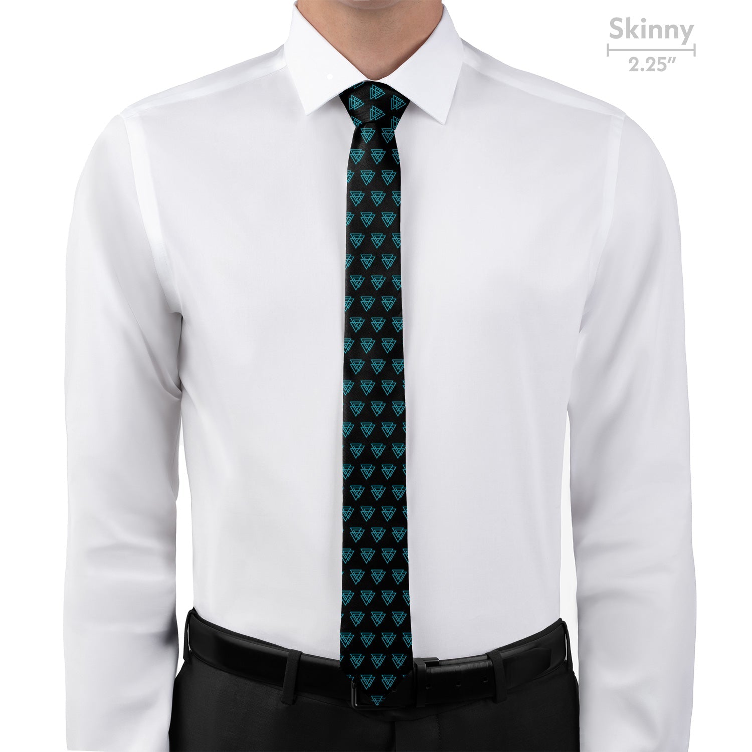 Mod Triangles Necktie - Skinny - Knotty Tie Co.