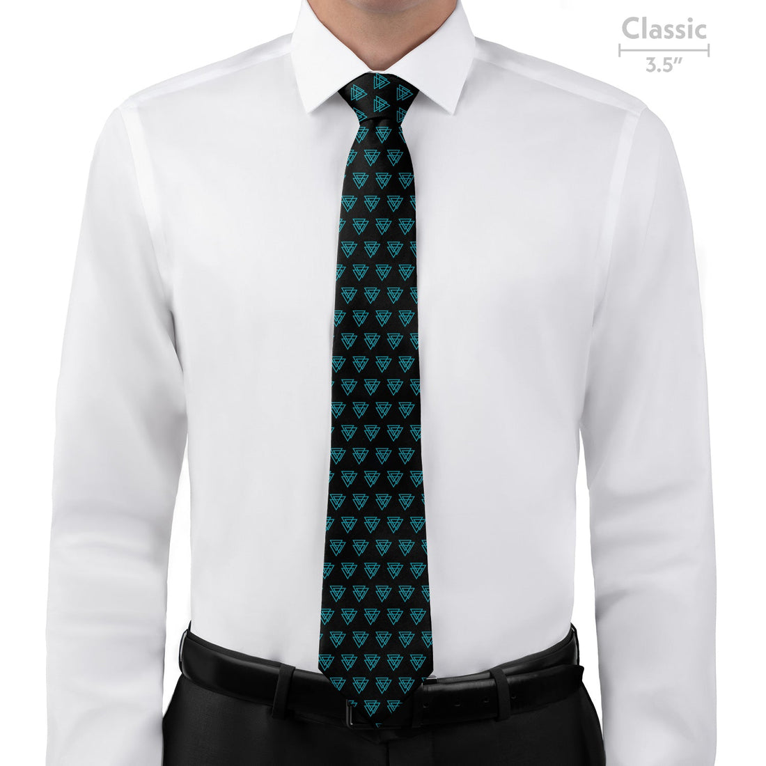 Mod Triangles Necktie - Classic - Knotty Tie Co.
