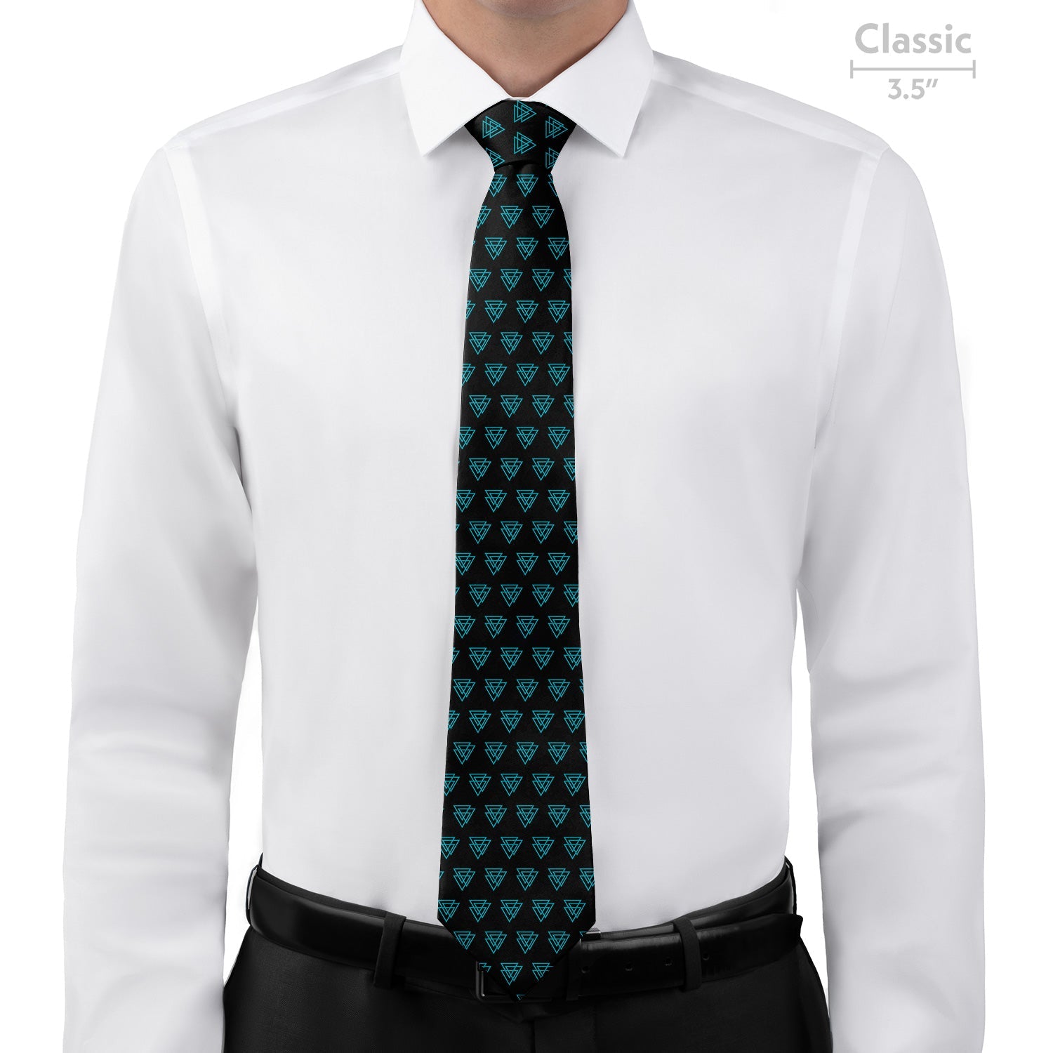 Mod Triangles Necktie - Classic - Knotty Tie Co.