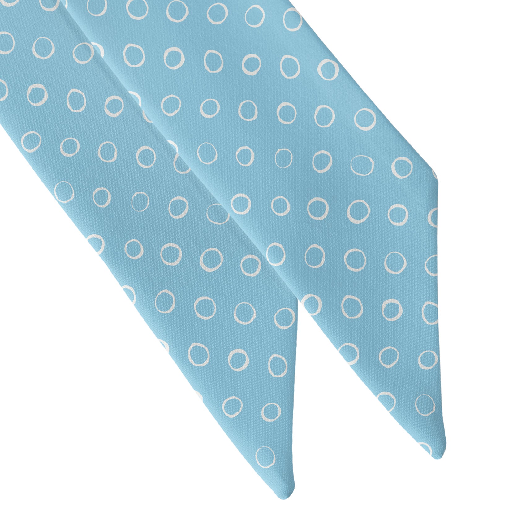 Mod Dots Hair Scarf - Scarf Tapered Ends - Knotty Tie Co.
