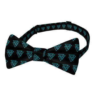 Mod Triangles Bow Tie - Adult Pre-Tied 12-22" -  - Knotty Tie Co.