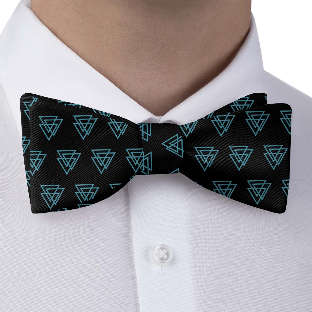 Mod Triangles Bow Tie - Bow Tie with Dress Shirt - Knotty Tie Co.