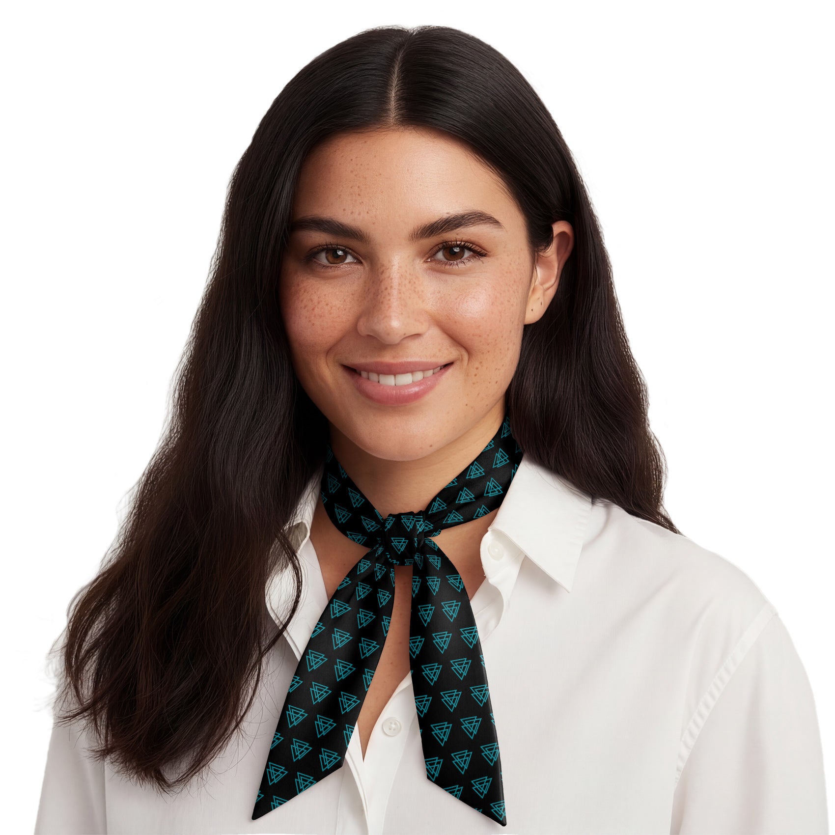 Mod Triangles Hair Scarf - Neck Scarves - Knotty Tie Co.