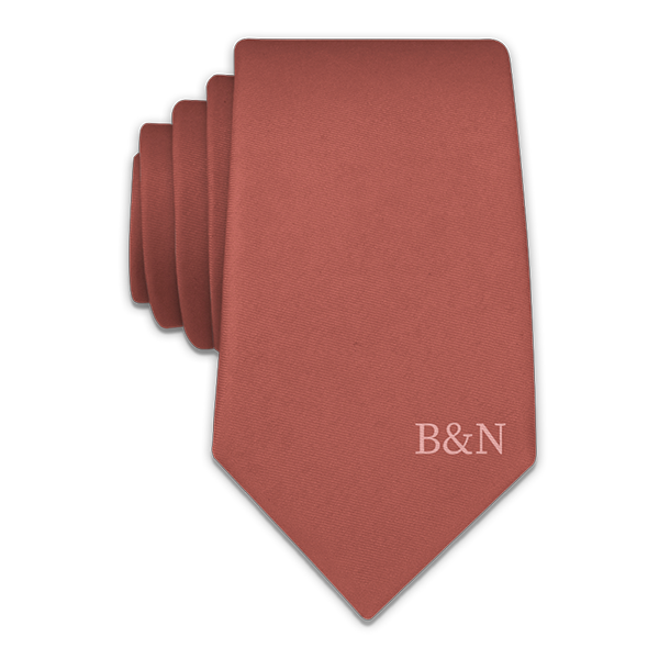 custom monogram ties