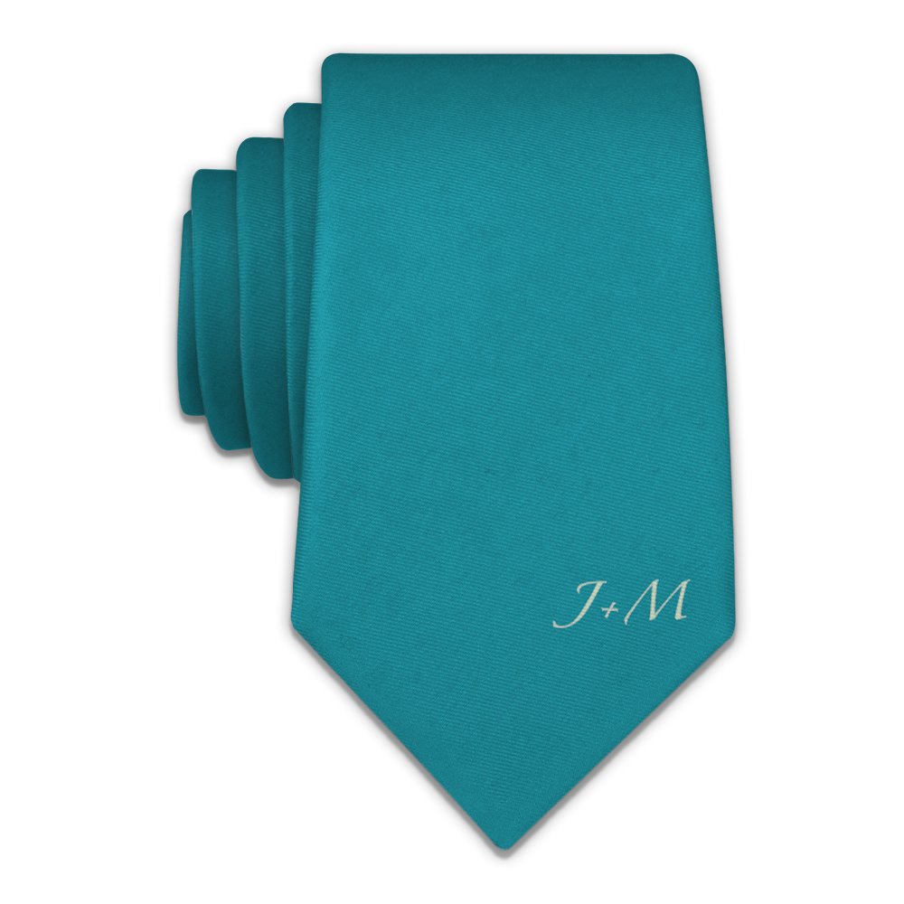 custom monogram ties