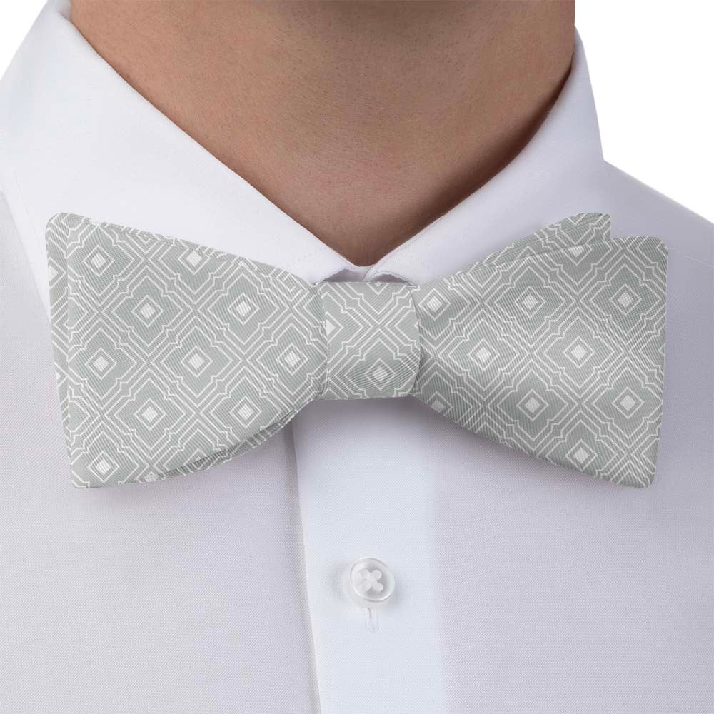 Monroe Geometric Bow Tie - Bow Tie with Dress Shirt - Knotty Tie Co.
