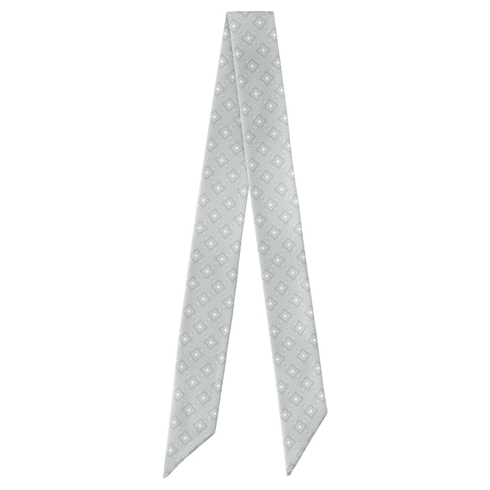 Monroe Geometric Hair Scarf - Full View of Hair Scarf - Knotty Tie Co.