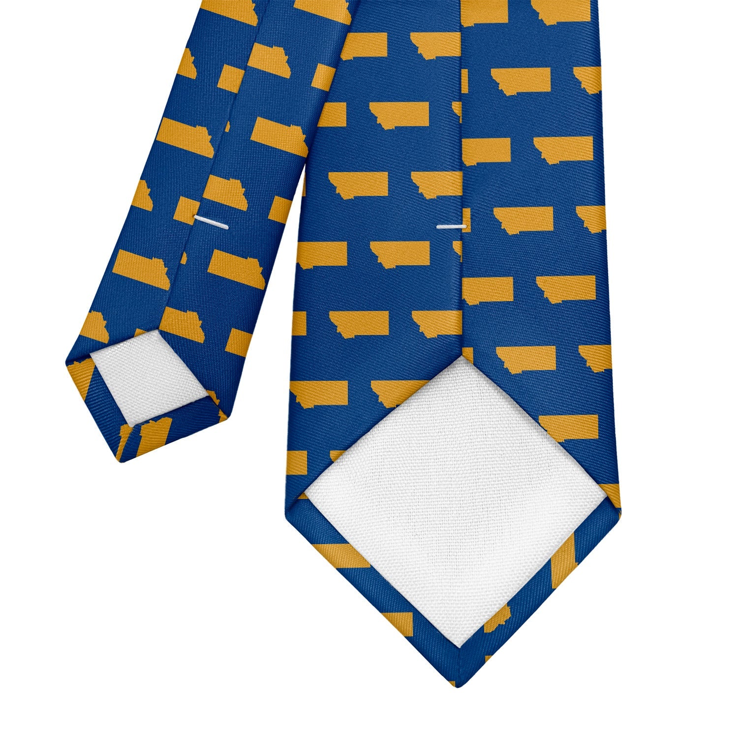 Montana State Outline Necktie - Tipping - Knotty Tie Co.