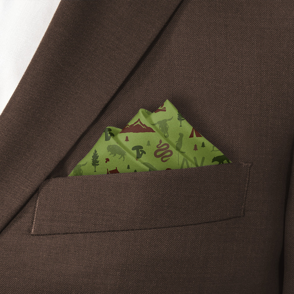 Montana State Heritage Pocket Square - Stairs Fold - Knotty Tie Co.
