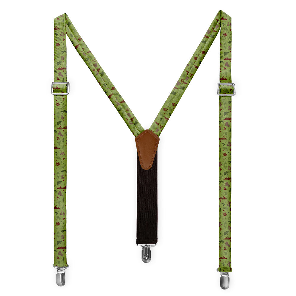 Montana State Heritage Suspenders - Full Front View - Knotty Tie Co.