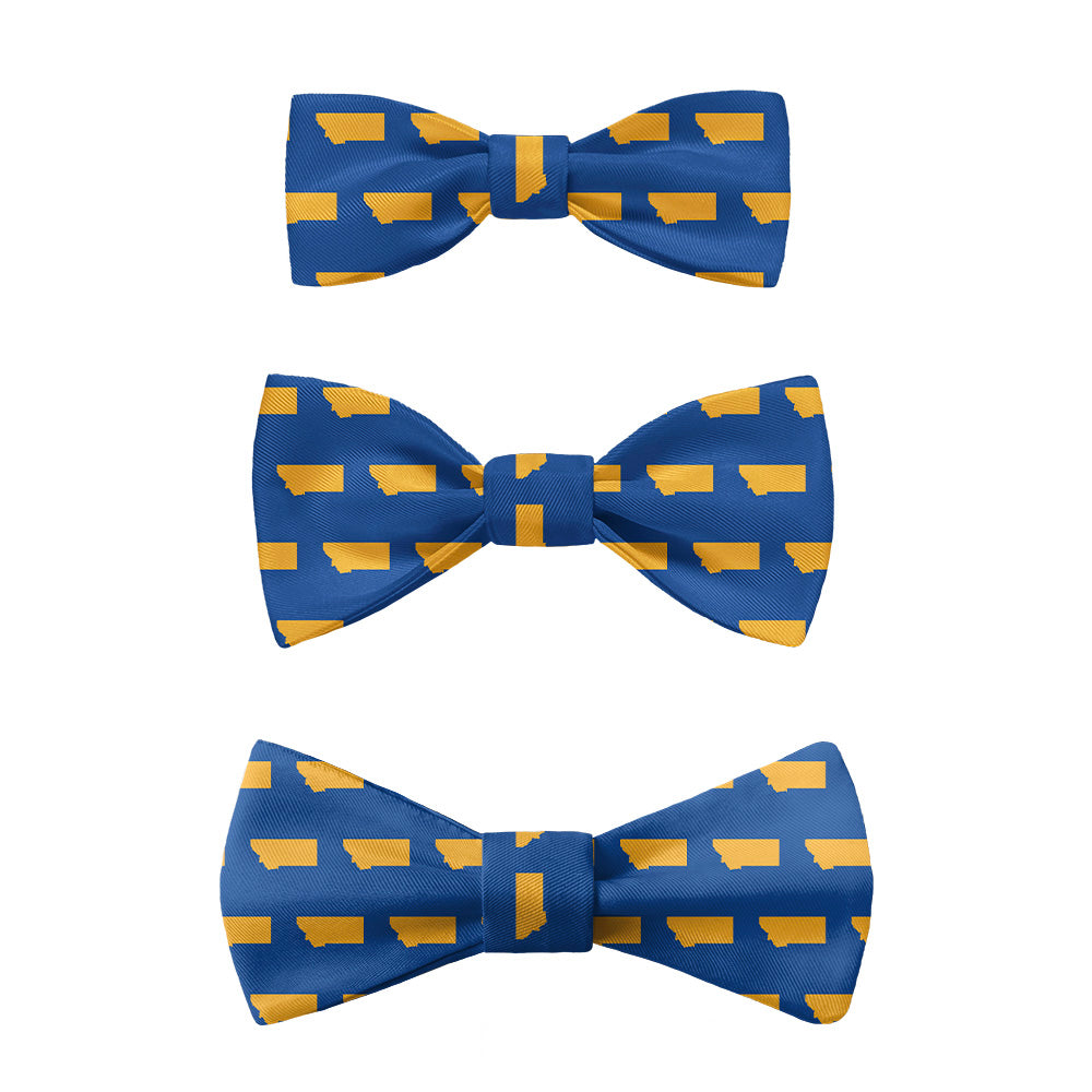 Montana State Outline Bow Tie -  -  - Knotty Tie Co.
