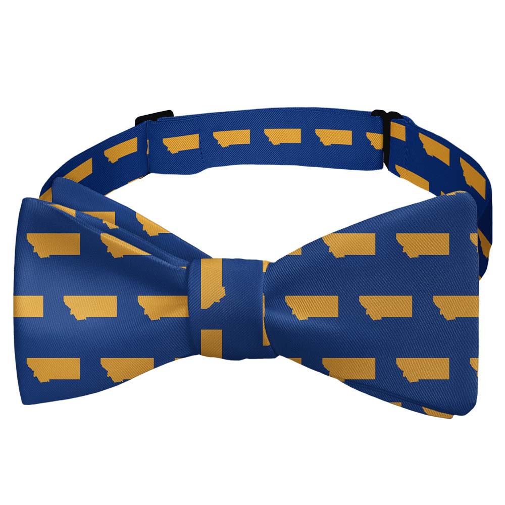 Montana State Outline Bow Tie - Self Tie Bow Tie - Knotty Tie Co.