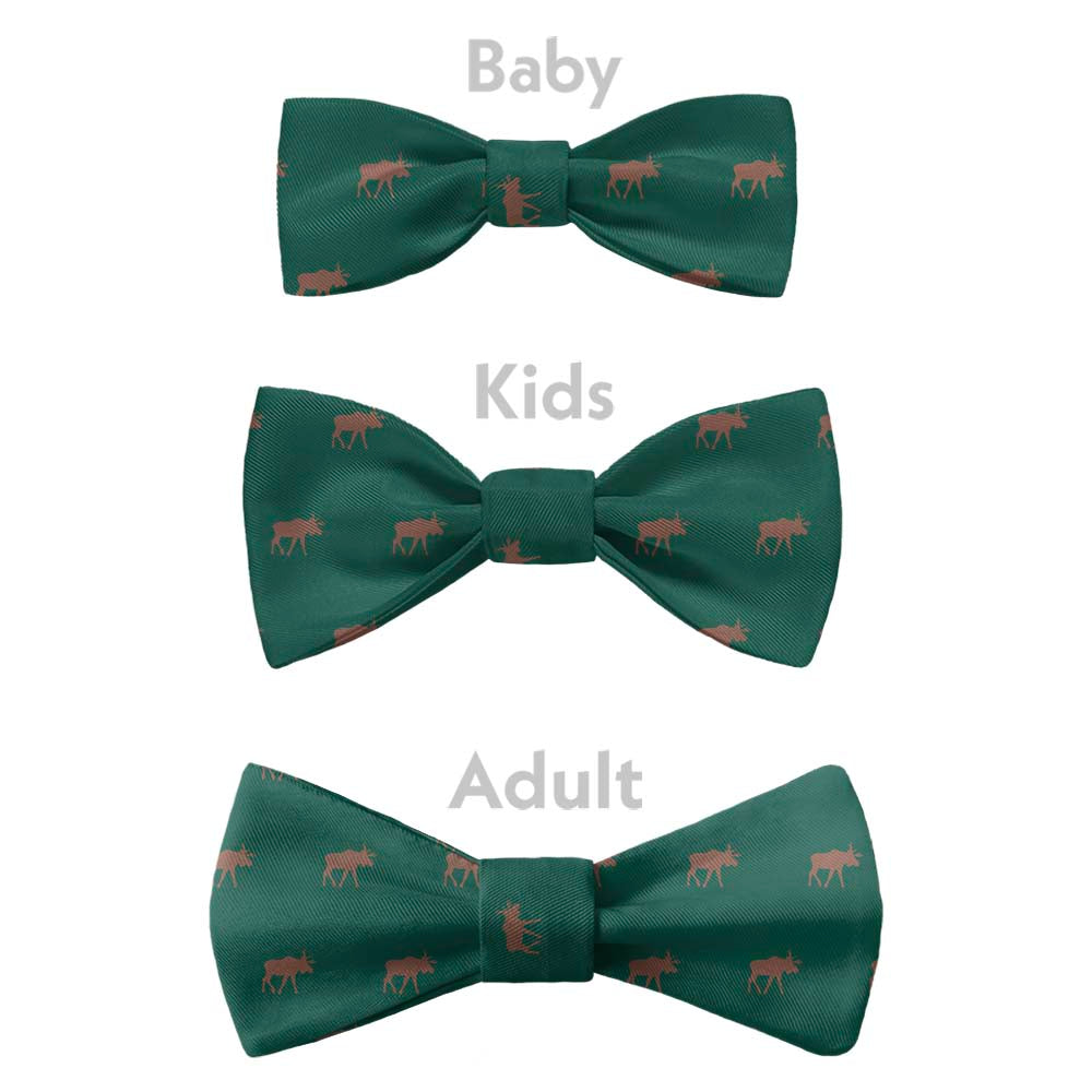 Moose Bow Tie - Bow Sizes - Knotty Tie Co.