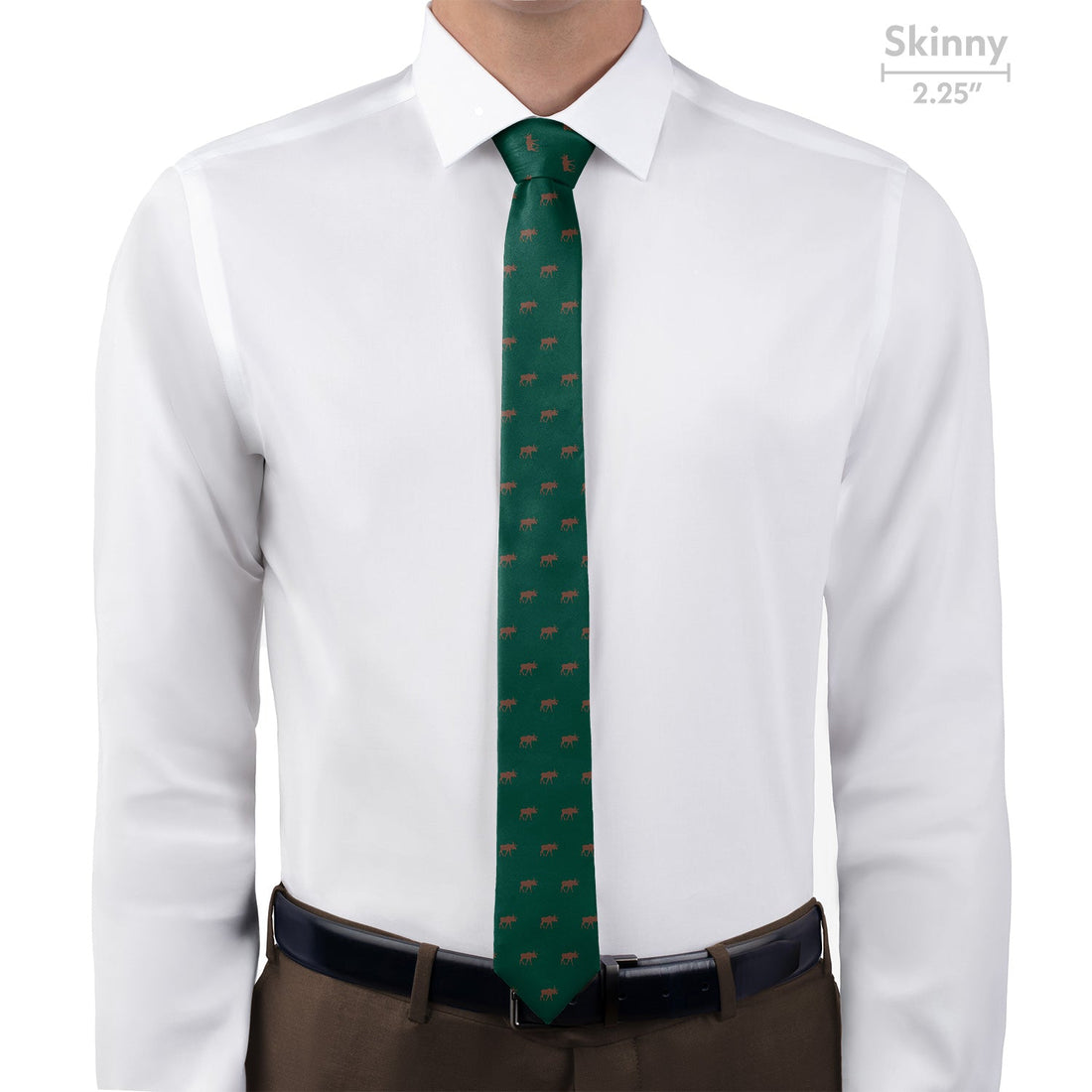 Moose Necktie - Skinny - Knotty Tie Co.