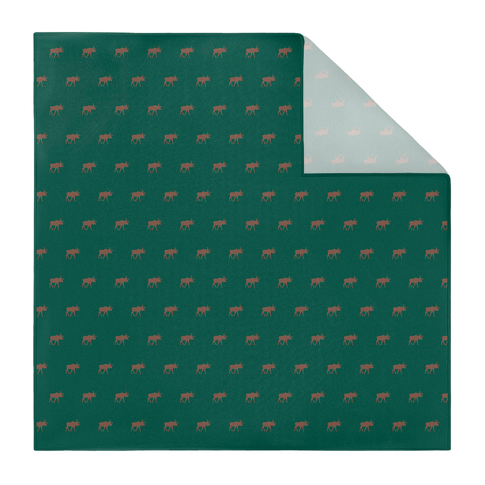Moose Pocket Square - Printed - Knotty Tie Co.