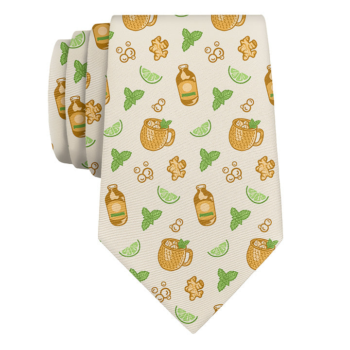 Moscow Mule Necktie - Rolled - Knotty Tie Co.