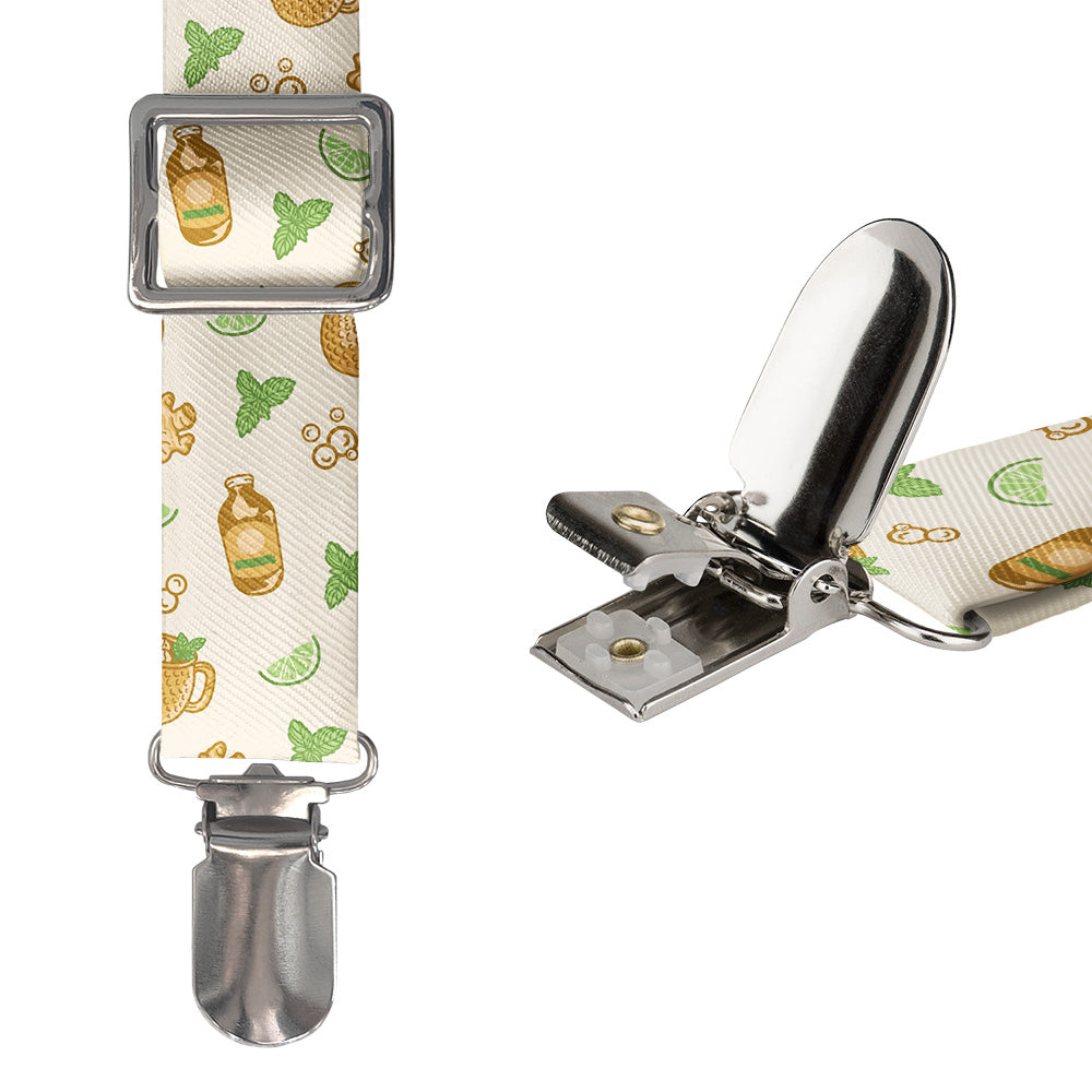 Moscow Mule Suspenders - Hardware and Strap - Knotty Tie Co.