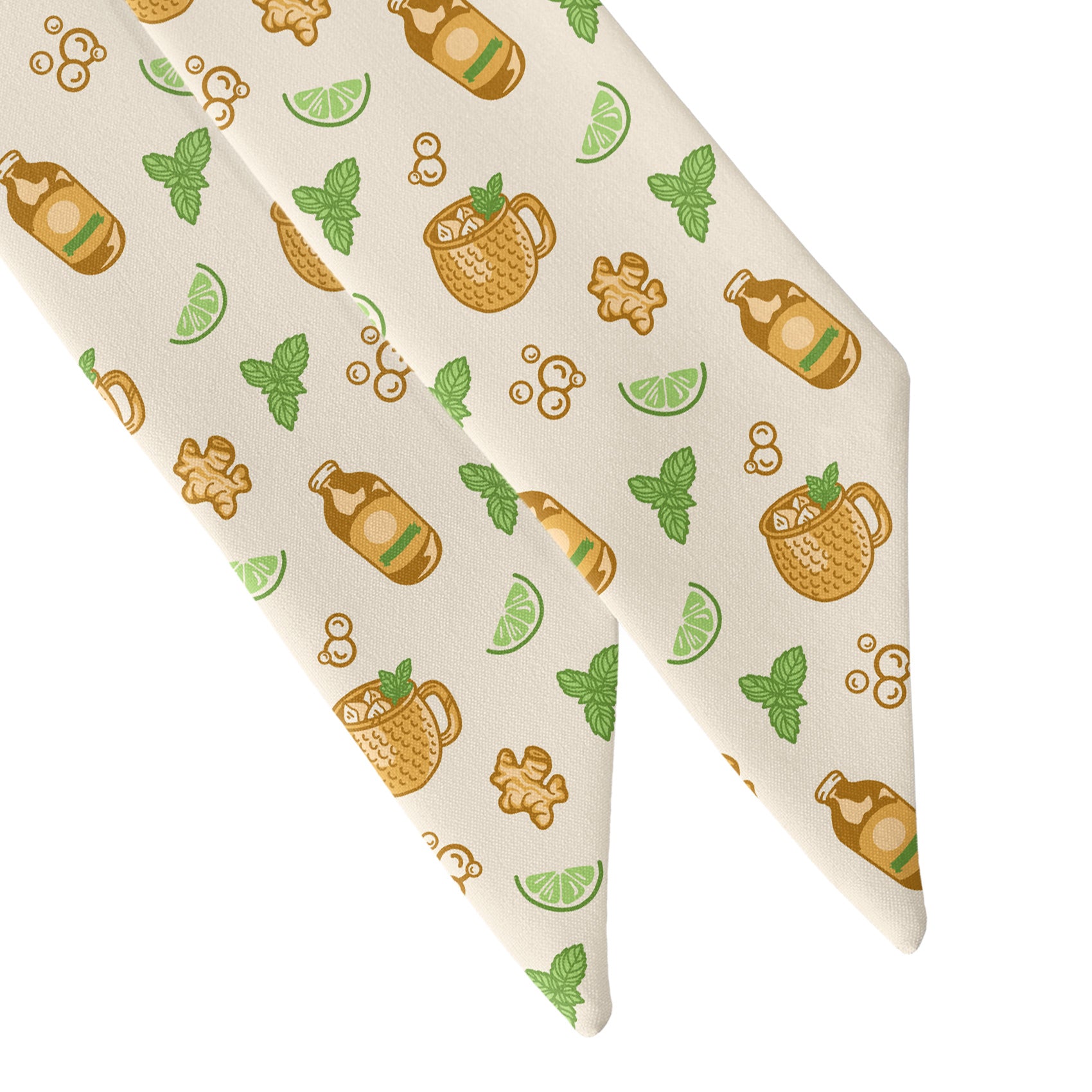Moscow Mule Hair Scarf - Scarf Tapered Ends - Knotty Tie Co.