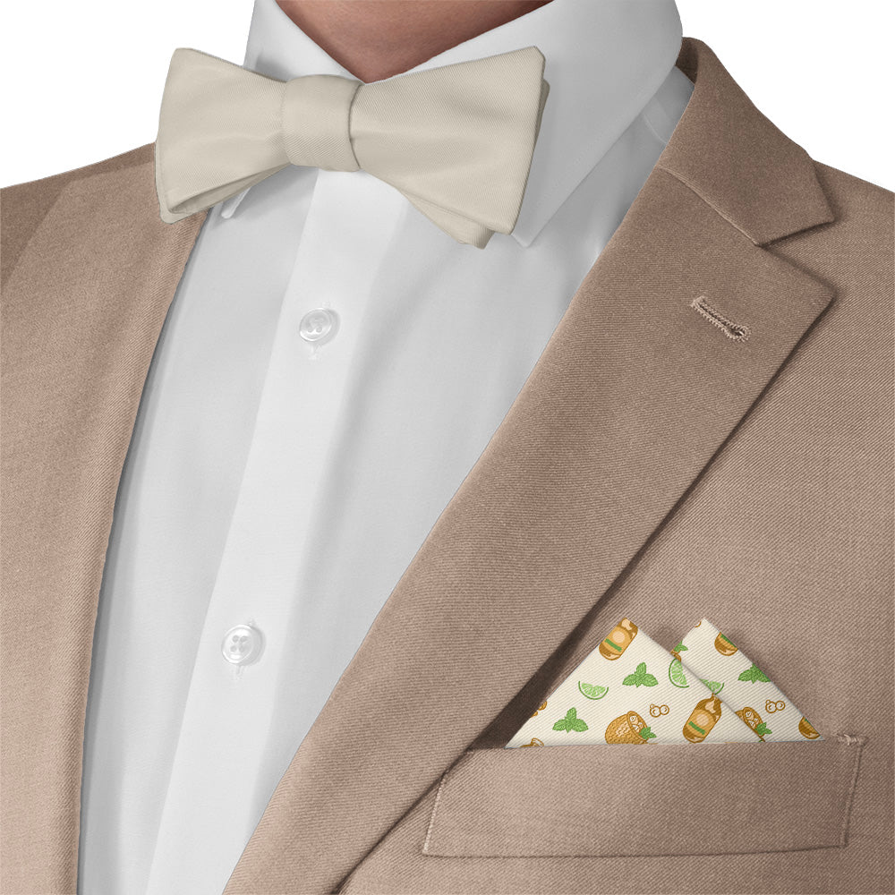 Moscow Mule Pocket Square - Matching Bow Tie - Knotty Tie Co.