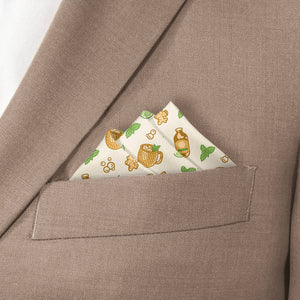 Moscow Mule Pocket Square - Stairs Fold - Knotty Tie Co.