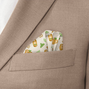 Moscow Mule Pocket Square - Wave Fold - Knotty Tie Co.