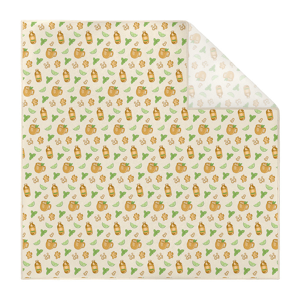 Moscow Mule Pocket Square - Printed - Knotty Tie Co.