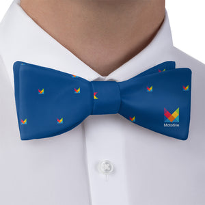 Sample Bow Tie - on model - Knotty Tie Co. 