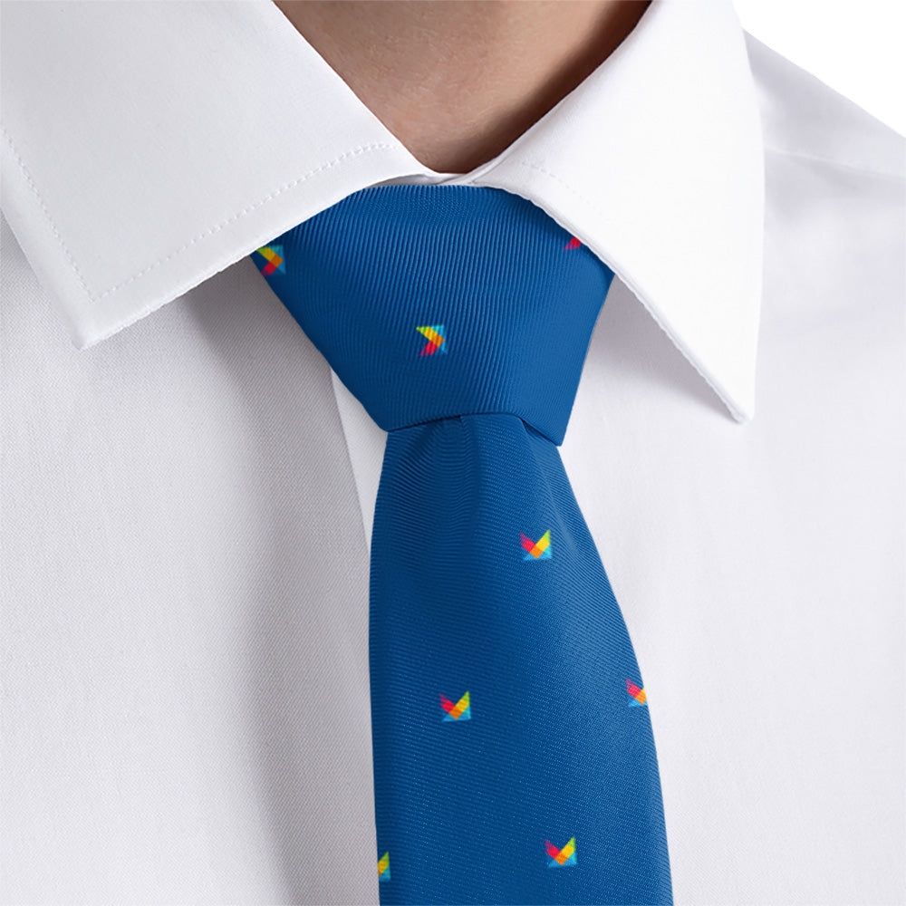 Sample Necktie on dress shirt - Knotty Tie Co.