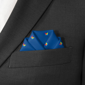 Sample Pocket Square - Scalloped Fold - Knotty Tie Co.